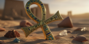 Ankh meaning in ancient Egyptian art: symbol of the breath of life